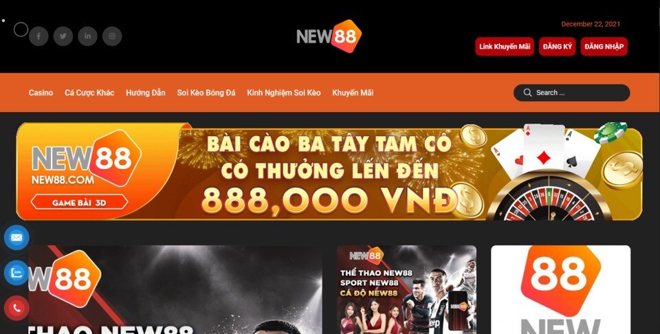 NEW88 cung cấp phiên bản tiện lợi dùng trên điện thoại