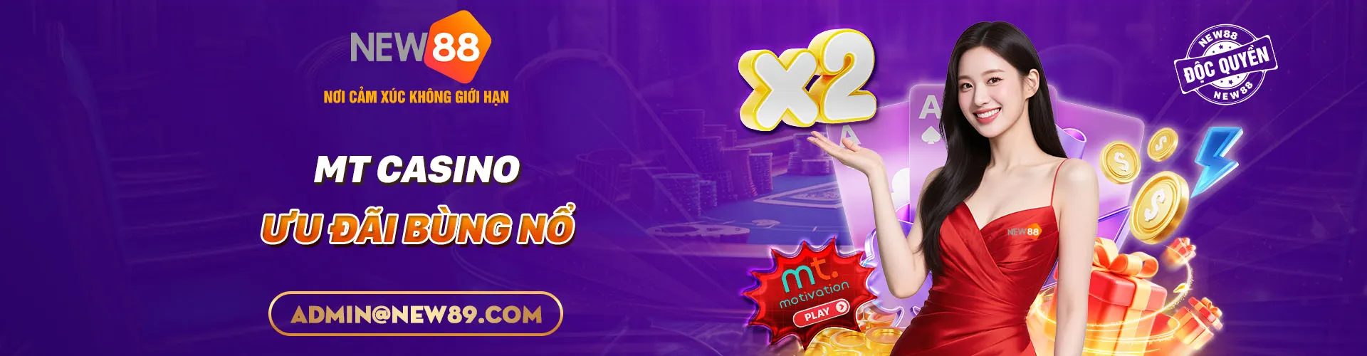 MT Casino new88 ưu đãi bùng nổ